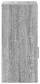 vidaXL Πλαϊνό γραφείο Γκρι sonoma 38 x 34,5 x 75 εκ Επεξεργασμένο ξύλο