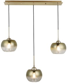 Φωτιστικό Οροφής - Ράγα Karden 341LCA1244 81x180cm 3xE27 40W Gold Opviq