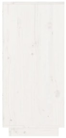 Ντουλάπι Κονσόλα Λευκό 60 x 34 x 75 εκ. από Μασίφ Ξύλο Πεύκου - Λευκό