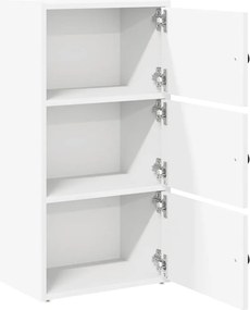 vidaXL Βιβλιοθήκη Λευκή 40x24x77 εκ. από Επεξεργασμένο Ξύλο