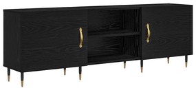 vidaXL Ντουλάπι TV Μαύρη δρυς 150 x 30 x 50 cm Επεξεργασμένο ξύλο