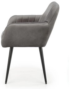 K429 chair color: grey DIOMMI V-CH-K/429-KR-POPIELATY