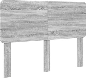 vidaXL Σκελετός Κρεβατιού Γκρι Sonoma 150 x 200 cm