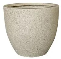 MarHome ΚΑΣΠΩ FIBER CLAY ΜΠΕΖ-ΓΡΑΝΙΤΗ ΣΤΡΟΓΓΥΛΟ ΜΙΚΡΟ Φ25x21cm  06-20708-S