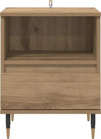 vidaXL Κομοδίνο Artisan Oak 40 x 35 x 50 εκ. Επεξεργασμένο Ξύλο