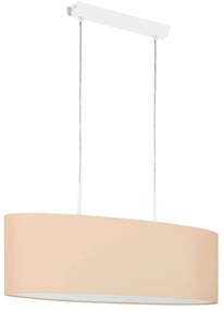 Φωτιστικό Οροφής 97563 Apricot Pasteri-P Eglo Metal, Fabric