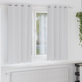 vidaXL Κουρτίνες 2 pcs Ανοιχτό Γκρι 175 x 140 εκ. Πολυεστέρας
