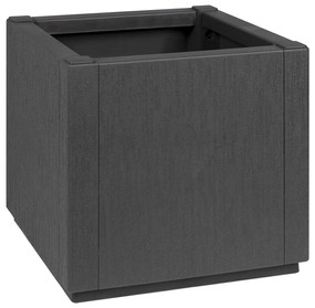 vidaXL Γλάστρα Κήπου Σκούρο Γκρί 36x36x35 εκ. PP