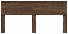 vidaXL Κεφαλάρι Καφέ δρυς 180 cm Επεξεργασμένο ξύλο