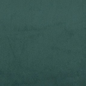 Πλαίσιο Κρεβατιού με Κεφαλάρι Σκ. Πράσινο 140x200 εκ. Βελούδινο - Πράσινο