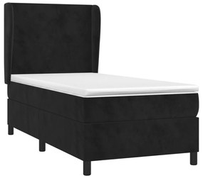 ΚΡΕΒΑΤΙ BOXSPRING ΜΕ ΣΤΡΩΜΑ ΜΑΥΡΟ 90X190 ΕΚ. ΒΕΛΟΥΔΙΝΟ 3129065