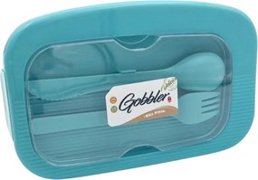 Πλαστικό Δοχείο Φαγητού 800ml με Μαχαιροπίρουνα - Μπλε