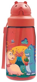 Παγούρι 450ml Με Καλαμάκι Laken Dinos Love