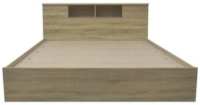Κρεβάτι διπλό OLYMPUS σε φυσική απόχρωση 160x200εκ 167.5x221x84 εκ.