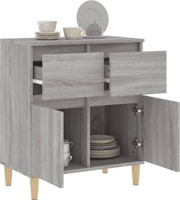vidaXL Ντουλάπι Γκρι Sonoma 60x35x70 εκ. από Επεξεργασμένο Ξύλο