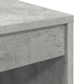 vidaXL Γραφείο Γκρι σκυροδέματος 70 x 40 x 76 εκ. Επεξεργασμένο ξύλο