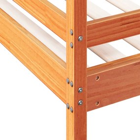 vidaXL Κουκέτα 80x200/120x200 εκ. Καφέ Κεριού από Μασίφ Ξύλο Πεύκου