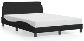 vidaXL Σκελετός Κρεβατιού Χωρίς Στρώμα Μαύρο 140x200 εκ. Βελούδινο