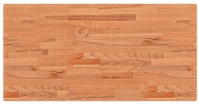 vidaXL Πάγκος Μπάνιου 100x50x4 εκ. από Μασίφ Ξύλο Οξιάς