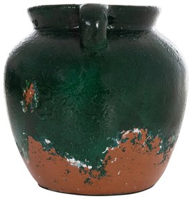 Διακοσμητικό Βάζο Τερακότα Μαύρο Φ24Χ23Y εκ.