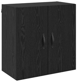 vidaXL Τοίχου Ντουλάπα Μαύρη Οξυά 60 x 31 x 60 εκ. Επεξεργασμένο ξύλο