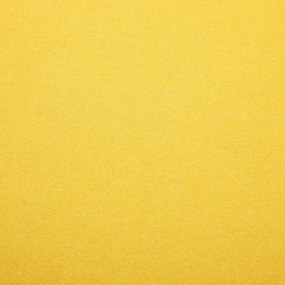 vidaXL Πολυθρόνα Χωρίς Μπράτσα Κίτρινη Υφασμάτινη