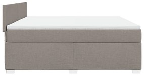 ΚΡΕΒΑΤΙ BOXSPRING ΜΕ ΣΤΡΩΜΑ TAUPE 180X200 ΕΚ. ΥΦΑΣΜΑΤΙΝΟ 3285964