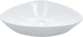 vidaXL Νιπτήρας Λευκός 58,5 x 39 x 14 εκ. Κεραμικός