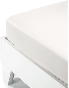 Κατωσέντονο Satin με λάστιχο White Υπέρδιπλο (180x200+35)