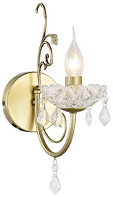 Φωτιστικό Επίτοιχο Aca DLA12151W FABERGE Οξυντέ (Bronzed)