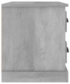 VidaXL Κομοδίνα Γκρι Σκυροδέματος 60x39x45 εκ.