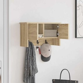 vidaXL Τοίχου Κρεμάστρα Δρύς Sonoma 50 x 20 x 30 εκ.