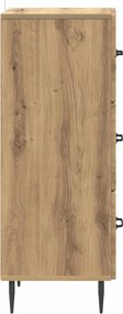 vidaXL Ντουλάπι με Συρτάρια 33 x 34,5 x 89,5 εκ Επεξεργασμένο Ξύλο