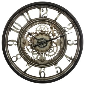 Wall clock Sarkis antique bronze pp D51x7.55cm 51x7.5x51 εκ.