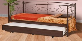 Kαναπές Κρεβάτι N 48 τριθέσιος μεταλλικός 90x190 με επιλογές χρωμάτων