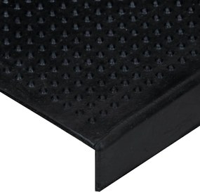 vidaXL Πατάκια Σκάλας 5 τεμ. 25 x 75 εκ. από Καουτσούκ