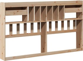 vidaXL Κεφαλάρι με Αποθ. Χώρο180 εκ. από Μασίφ Ξύλο Πεύκου