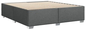 ΚΡΕΒΑΤΙ BOXSPRING ΜΕ ΣΤΡΩΜΑ ΣΚΟΥΡΟ ΓΚΡΙ 180X200 ΕΚ ΥΦΑΣΜΑΤΙΝ 3285961