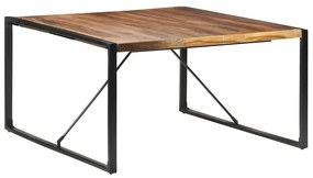 vidaXL Τραπεζαρία 140 x 140 x 75 εκ. από Μασίφ Ξύλο
