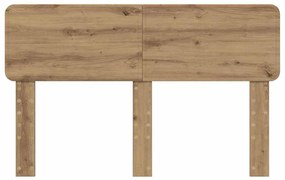 vidaXL Κεφαλάρι Artisan Oak 140 cm Επεξεργασμένο ξύλο