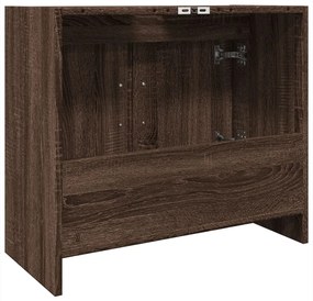 vidaXL Ντουλάπι Νιπτήρα Καφέ δρυς 63x29x55 εκ. Επεξεργασμένο Ξύλο