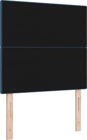 vidaXL LED κεφαλάρι με φώτα λωρίδας LED Μπλε 80 cm Πολυεστέρας