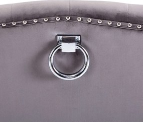 vidaXL Καρέκλα Τραπεζαρίας Γκρι Βελούδινη