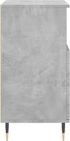 vidaXL Ντουλάπι Γκρι Σκυροδέματος 60x35x70 εκ. Επεξεργασμένο Ξύλο