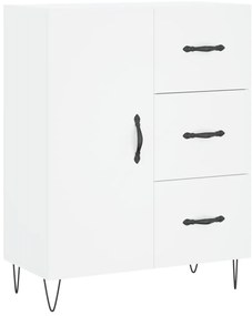 vidaXL Ντουλάπι Λευκό 69,5x34x180 εκ. από Επεξεργασμένο Ξύλο
