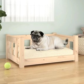 Κρεβάτι Σκύλου 65,5 x 50,5 x 28 εκ. από Μασίφ Ξύλο Πεύκου