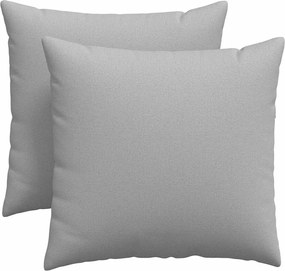 vidaXL Μαξιλάρι Καναπέ 2 pcs Σκίουρος Γκρί 45 x 45 cm ύφασμα