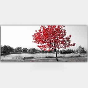 Πίνακας Καμβάς 483TNS1409 80x30cm Multi Wallity Οριζόντιοι Wood, Canvas
