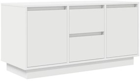 ντουλάπι τηλεόρασης vidaXL με φώτα LED Λευκό 100x41x50 cm