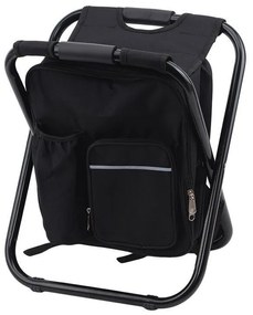 Πτυσσόμενο σκαμπό και σακίδιο camping - 1344 - 170105 - Black-170105_b
